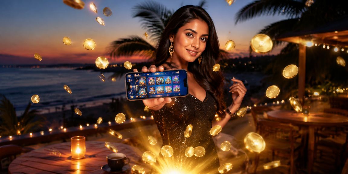 Mobile sports betting on a beach in Goa with India Rupee