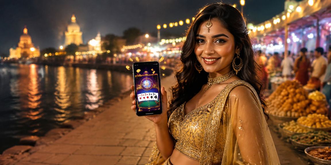 Indian player logging in on mobile for Andar Bahar
